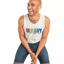 Playera Old Navy Sin Mangas Arcoiris Pride Para Hombre