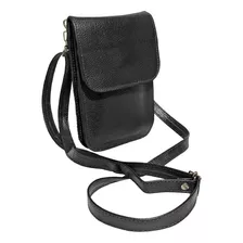 Bolsa Carteira Couro Legitimo Documento Celular Crossbody