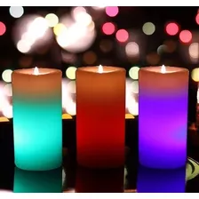 Vela De Cera Magica Cambia Colores