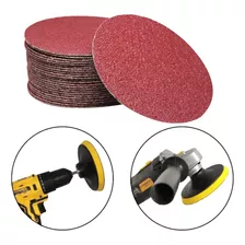 Disco De Lixa Com Velcro 125mm Grãos Diversos Kit-10 Peças Quantidade De Cascalhos 60