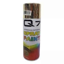 Spray De Pintura Color Dorado Metalizado Marca Q7 