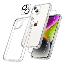 Maxdara Funda Transparente 3 En 1 Para iPhone 14, iPhone 14