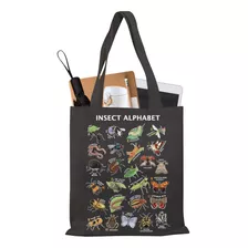 Bolsa De Mano Del Alfabeto De Insectos, Regalo Para Amantes 