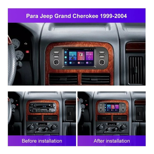 Estereo Dodge Jeep Chrysler Radio Pantalla Android Carplay Foto 7