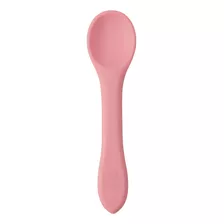 Colher Em Silicone Rosa Flexivel E Supermacia 15643 - Buba