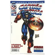 Hq Gibi - Heróis Renascem - Capitão América N° 1 - Ed. Abril - 1998