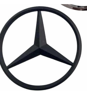 Emblema Trasero Mercedes Benz 8cm Curvo Foto 2