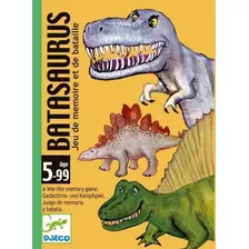 Djeco Juego De Cartas Memoria Batalla Batasaurus Dinosaurios