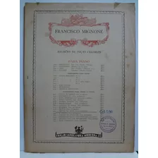 Partitura Piano E Canto Trovas De Amor Francisco Mignone