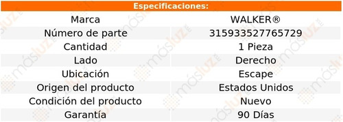 Pion Sincronizacion Der Escape Bmw 545i 8 Cil 4.4l 04/05 Foto 5