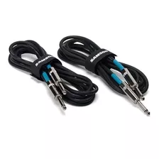 Samson Ic10 Pack X 2 Cable Plug Plug 3m Instrumentos Neutrik