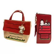 Combo Bolsa Snoopy House + Cartera Snoopy House Doble Cierre