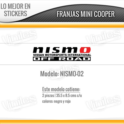 Sticker Calcomania Nissan, Pro4x, 4x4, Nismo Off Road, Xterr Foto 7