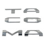 Letras Emblema Tapa Trasera Toyota Tacoma (rojo) 2016-2020