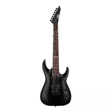 Guitarra Eléctrica Ltd By Esp Mh207-blks De 7 Cuerdas Negra Color Negro Satinado Material Del Diapasón Palisandro Orientación De La Mano Diestro
