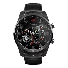 Smartwatch Mobvoi Ticwatch Pro 1.4 Caja 45mm De Fibra De Carbono Y Nailon Negra, Malla Negra De Cuero Y Silicona Wf12096