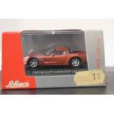  Chevrolet Corvette C6 Cobre Schuco 1/72 C/caja 