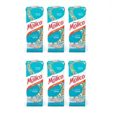 Kit 6 Unidades Leite Desnatado Molico Zero Lactose 1 Litro