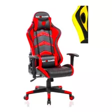 Cadeira Profissional Gamer Pc Racer Multimix - Preto/amarelo