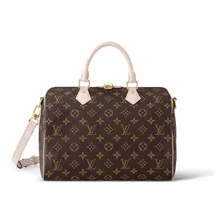 Bolsa Lv Speedy 30 Piel Genuina Monograma Con Candado