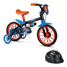 Bike Infantil Aro 12 Meninos Caloi Power Rex Com Capacete