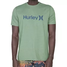 Camiseta Hurley Outline Mescla Menta