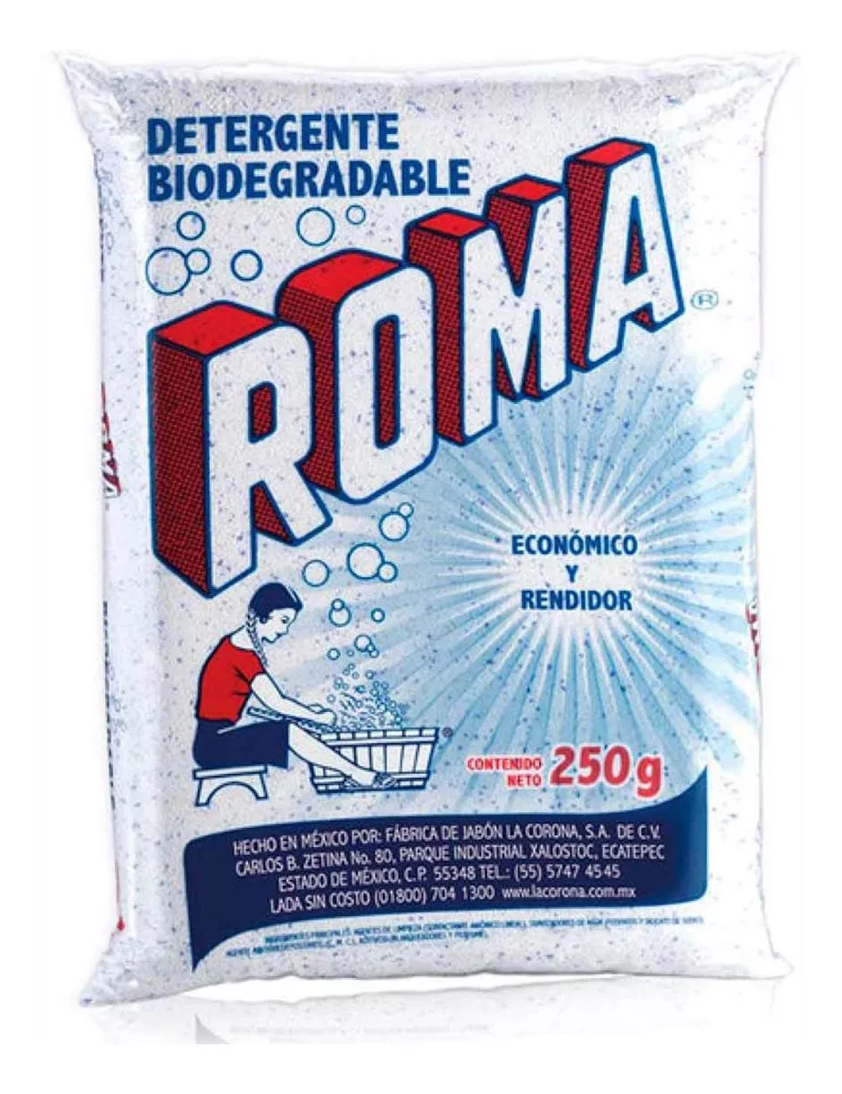 Detergente En Polvo Roma Multiusos 250g