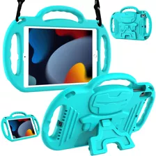 Funda Para iPad 2021 10.2 Ltrop 9a/8a/7a Gen P/niños/verd Az