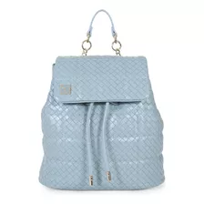 Mochila Para Mujer Cloe Mediana Acolchada Look Tejido