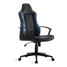 Cadeira Gamer Relax Braco Fixo Azul