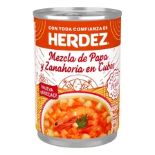 6 Pack Mezcla De Papa Y Zanahoria En Cubos Herdez 400