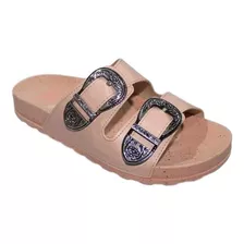 Tamanco Chinelo Slide Feminino De Fivela Moleca 5436302