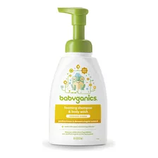 Babyganics Champu Para Bebes + Botella Con Bomba De Lavado C