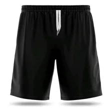 Shorts Masculino Calção Poliéster Futebol Academia Dry Fit