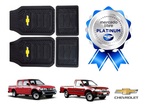 Tapetes Uso Rudo Logo Chevrolet Luv 1997 A 2005 Original Foto 4