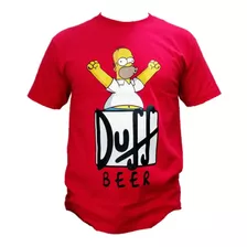 Playera Cerveza Duff Los Simpson Homero