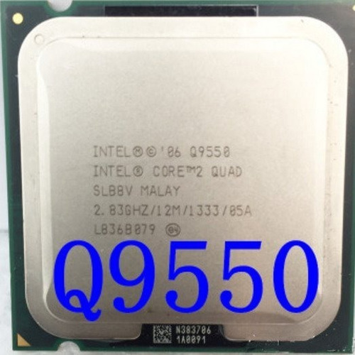 Core 2 Quad Q9550 2.83ghz 12mb/1333mhz/socket 775. Garantía 