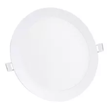 4 Plafon Led De Empotrado Redondo 6w Spot Luz Blanca