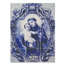 Mosaico Santo Antonio Estilo Portugues 80x60 Cod 2