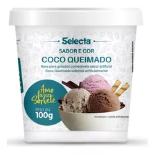 Base Para Sorvete Caseiro Coco Queimado Selecta Pacote 100gr