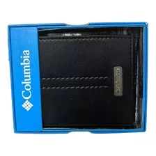  Billetera Hombre Columbia Trifold Negra Cod. 0526