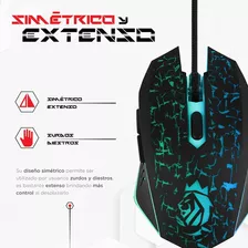 Miniso Mouse Con Luces Gamer Negro 150 Cm