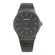 Reloj Pulsera Mistral Gmi 1037 Analogo Metal Wr 50mts