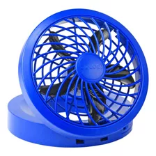 O2cool 5 Ventilador Eléctrico O Usb Portátil, Azul