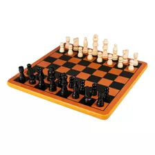 Juego De Mesa Ajedrez Clásico Madera Maciza 98367 Febo