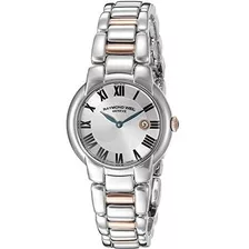 Raymond Weil Jasmine Silver Dial Two Rose Ss Reloj De Cuarzo