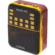 Radio Retro Recargable Cmik Mk-108 Digital Fm/usb/sd/aur/mp3