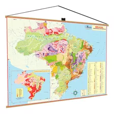 Mapa Brasil Unidades De Relevo Banner Moldura Geografia Poli