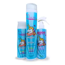 Kit Mágico Shampoo, Condicionador + Spray Liso Mágico Quon