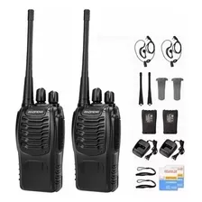 Radios Walkie-talkie Bf-888s Uhf C/manos Libres, 2 Uds.